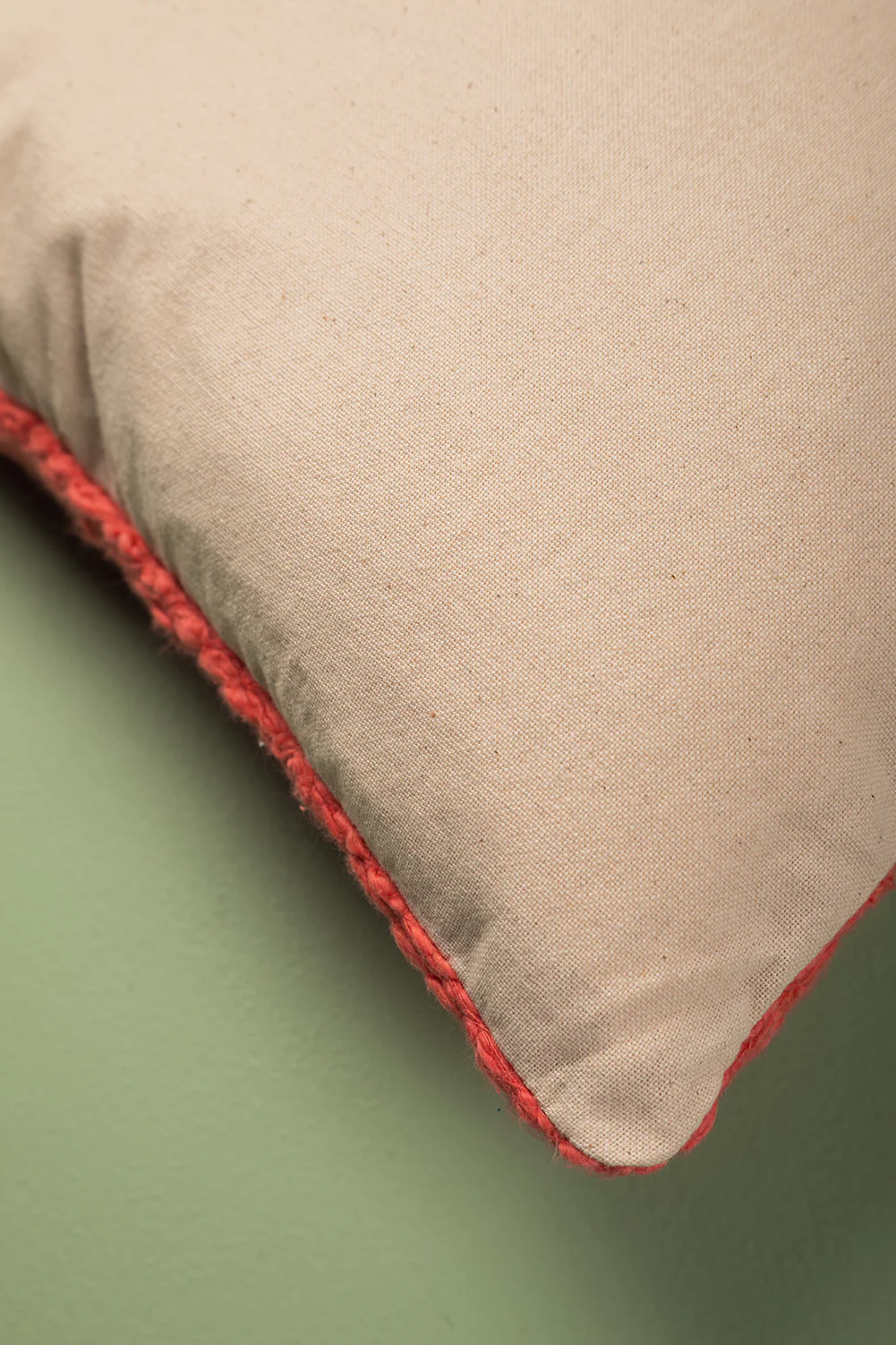 Abstract Texture Embroidered Cushion Cover - Image 7