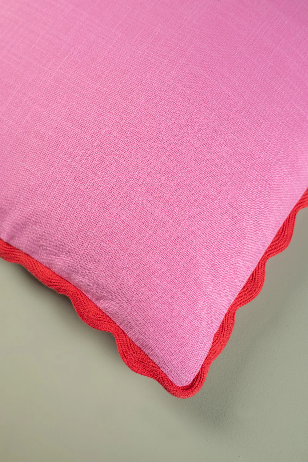 Berry Block Colour Cotton Cushion Cover - Image 3