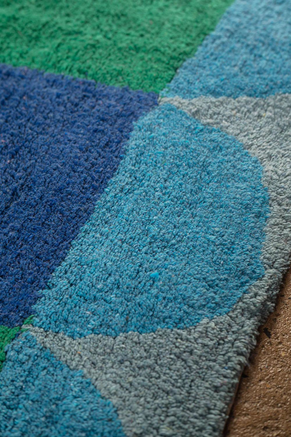 Eleanor Check & Scallop Recycled Cotton Rug - Image 6