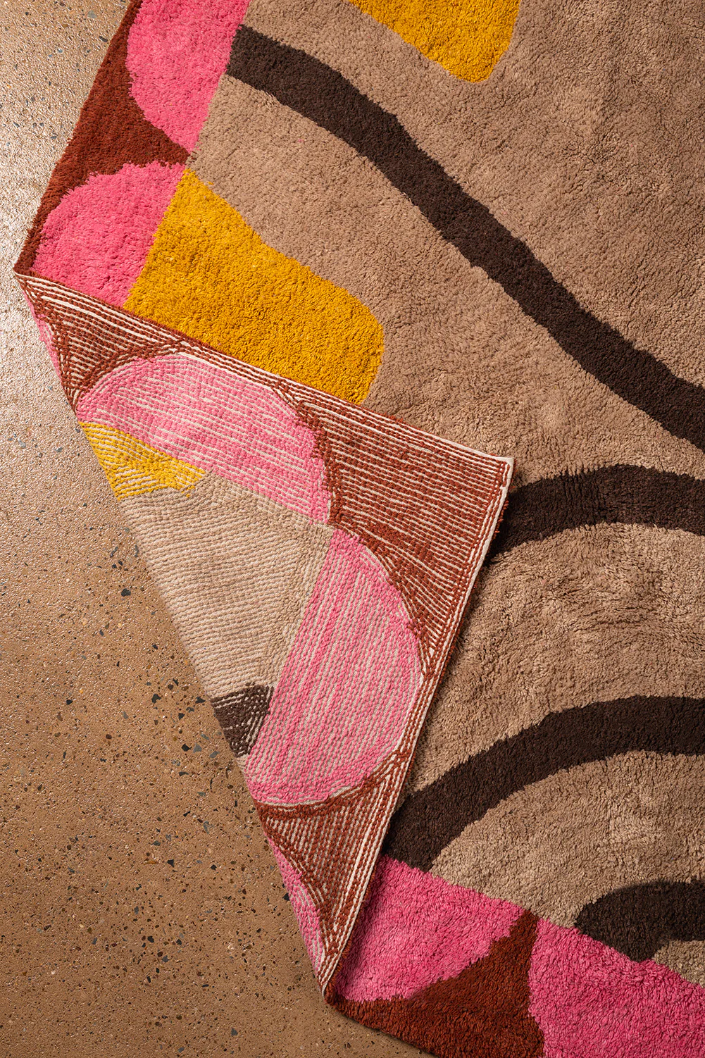 Madeleine Abstract Recycled Cotton Rug - Image 3