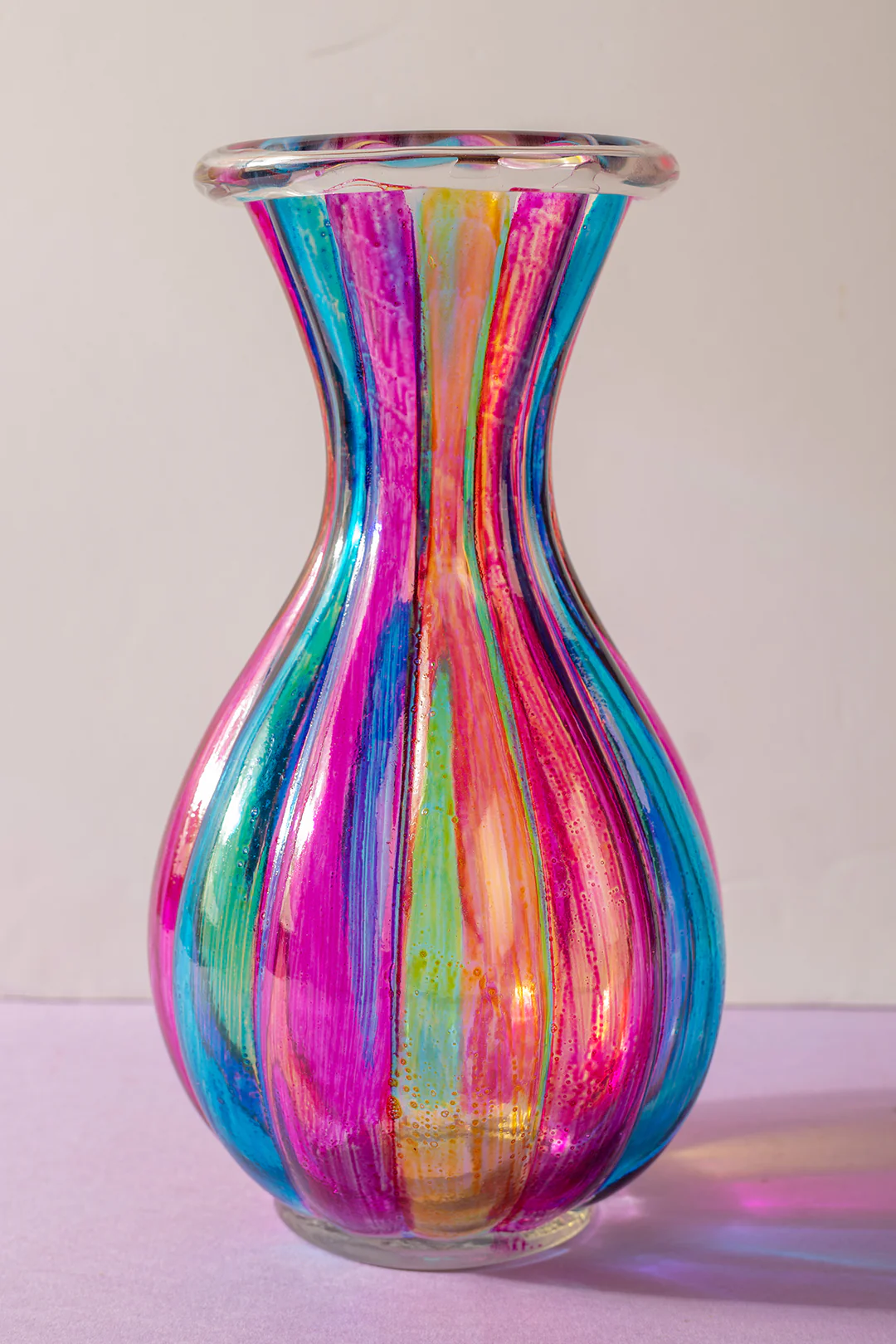 Carnival Stripe Vase - Image 4