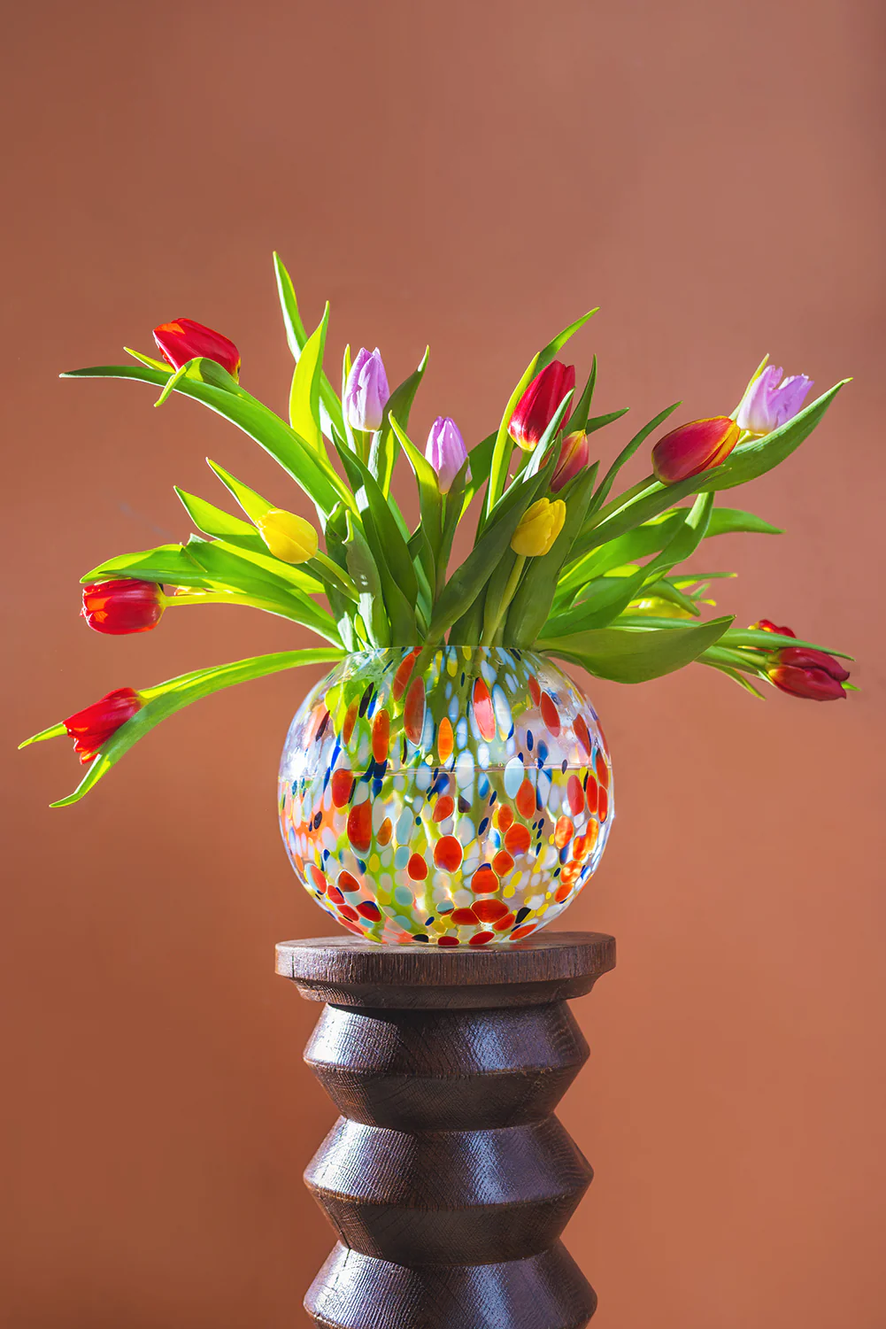 Cheena Round Hurricane Vase - Image 3