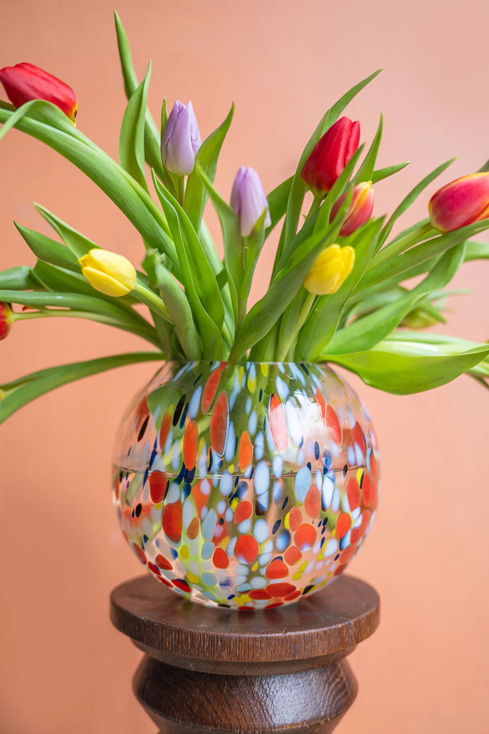 Cheena Round Hurricane Vase - Image 4