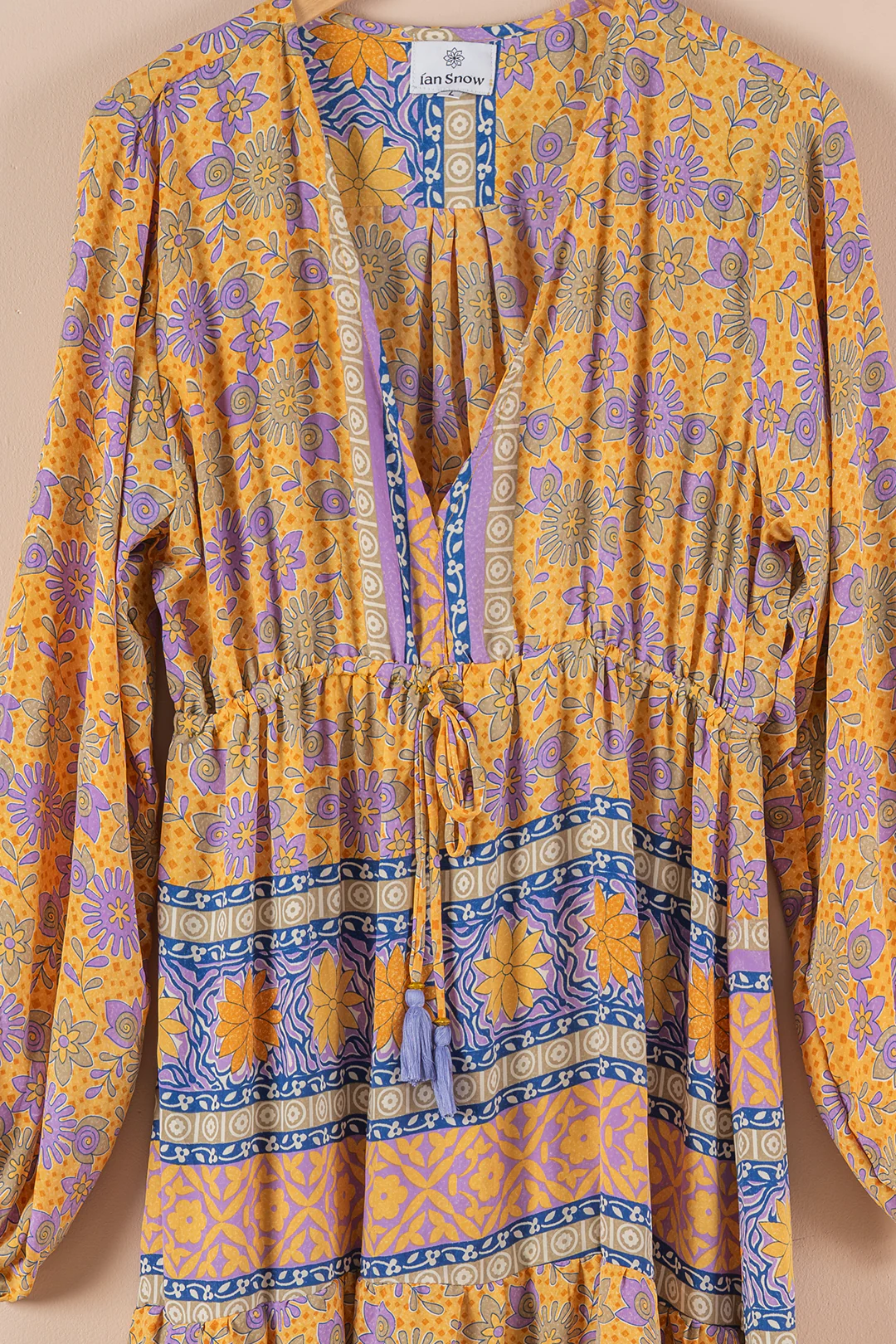 Recycled Silk Long Dress - Large - 28 - Image 2