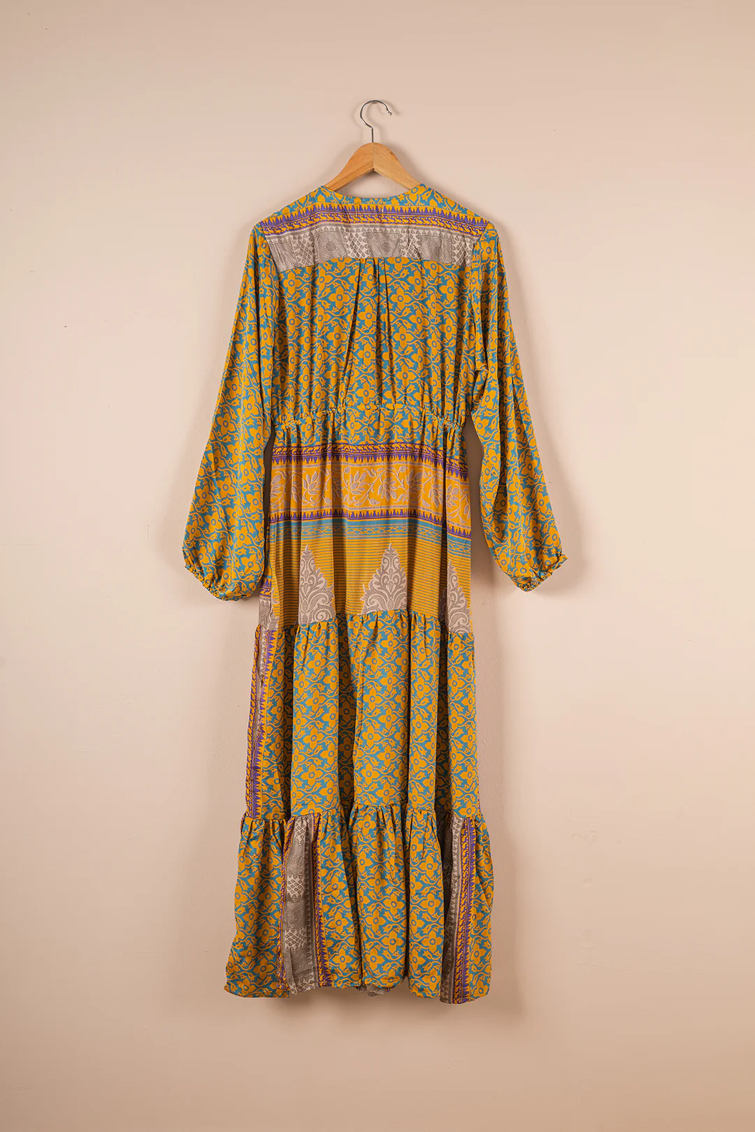 Recycled Silk Long Dress - Large - 44 - Image 3