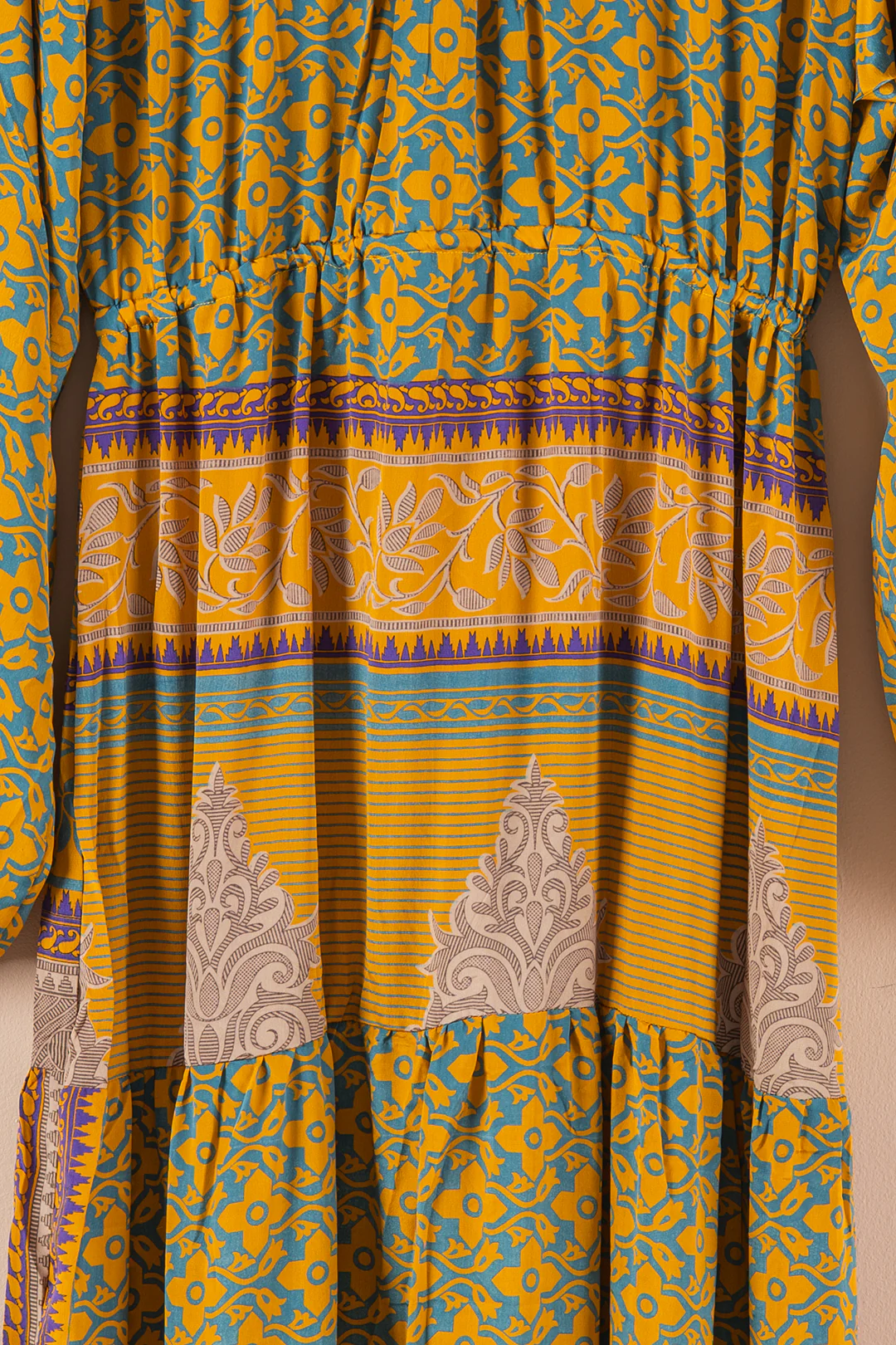 Recycled Silk Long Dress - Large - 44 - Image 4