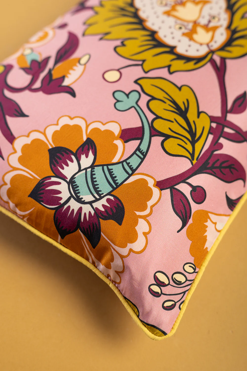 Cortez Silk Printed Cushion Cover - Image 5