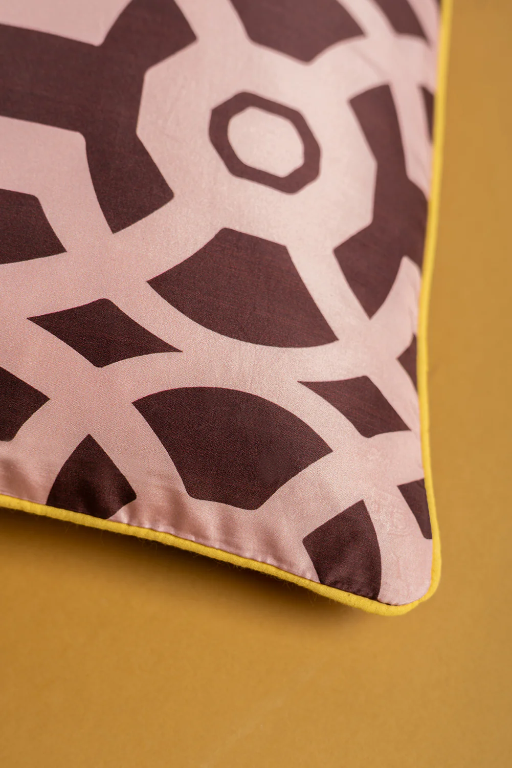 Cortez Silk Printed Cushion Cover - Image 8