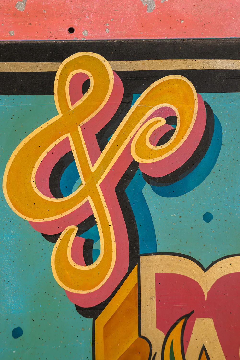 'Fairground Attractions' Metal Sign (3 parts) <p>W:626cm D:5cm H:61.5cm </p> - Image 17