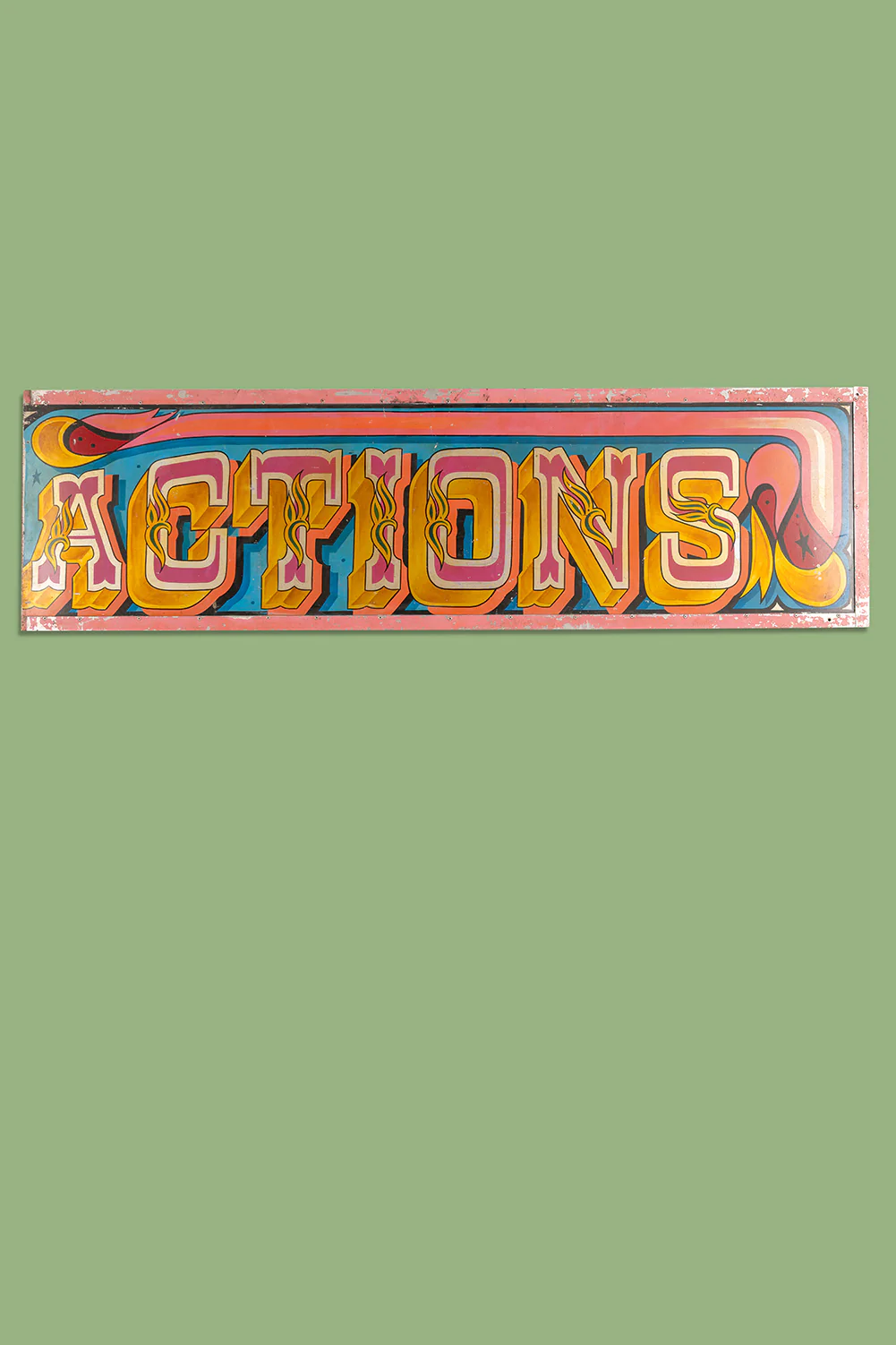 'Fairground Attractions' Metal Sign (3 parts) <p>W:626cm D:5cm H:61.5cm </p> - Image 6
