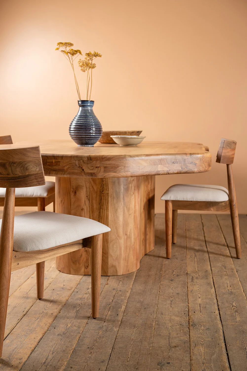 Tove Acacia Wood Natural Finish Dining Table - Image 6