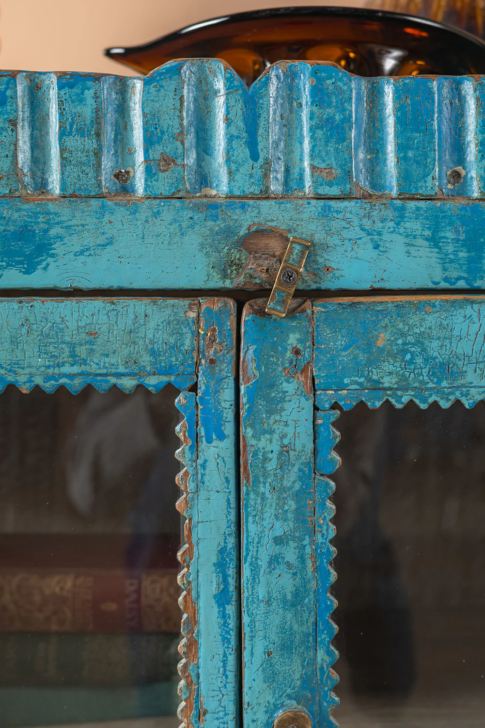 Light Blue Vintage Cabinet <p>W:83.5cm D:48cm H:93.5cm </p> - Image 10