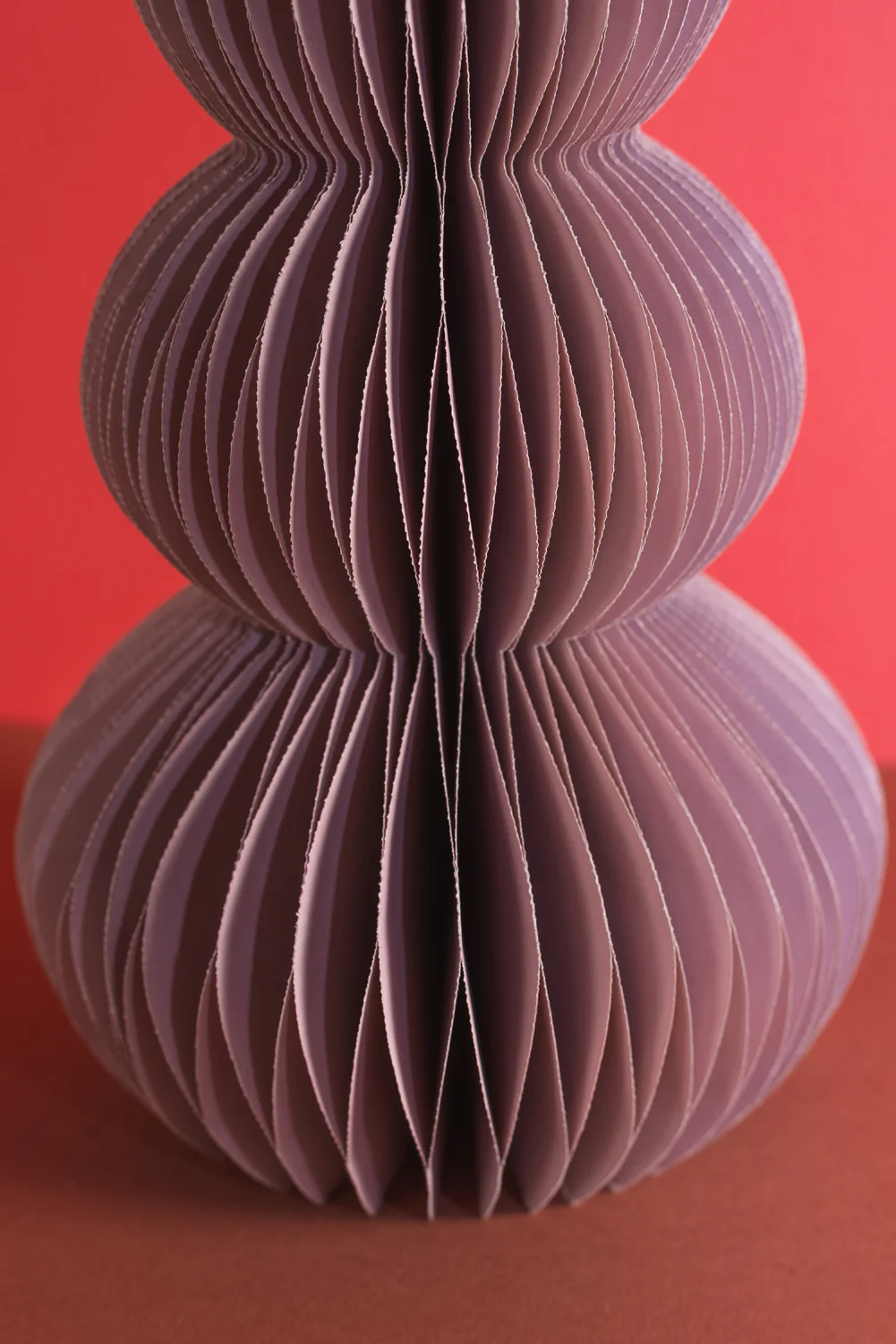 Lilac Honeycomb Ball Origami Paper Tree - Image 3