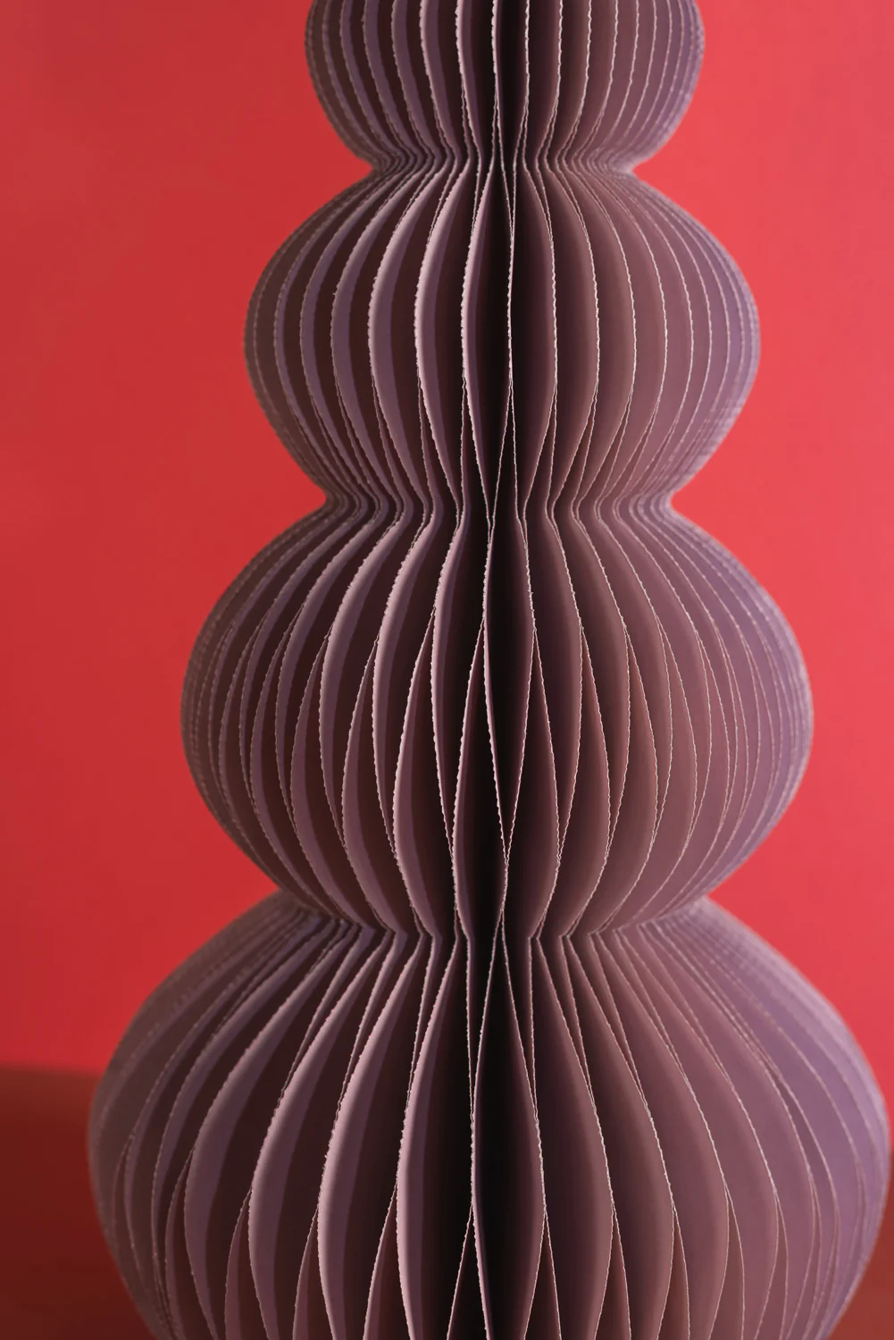 Lilac Honeycomb Ball Origami Paper Tree - Image 4