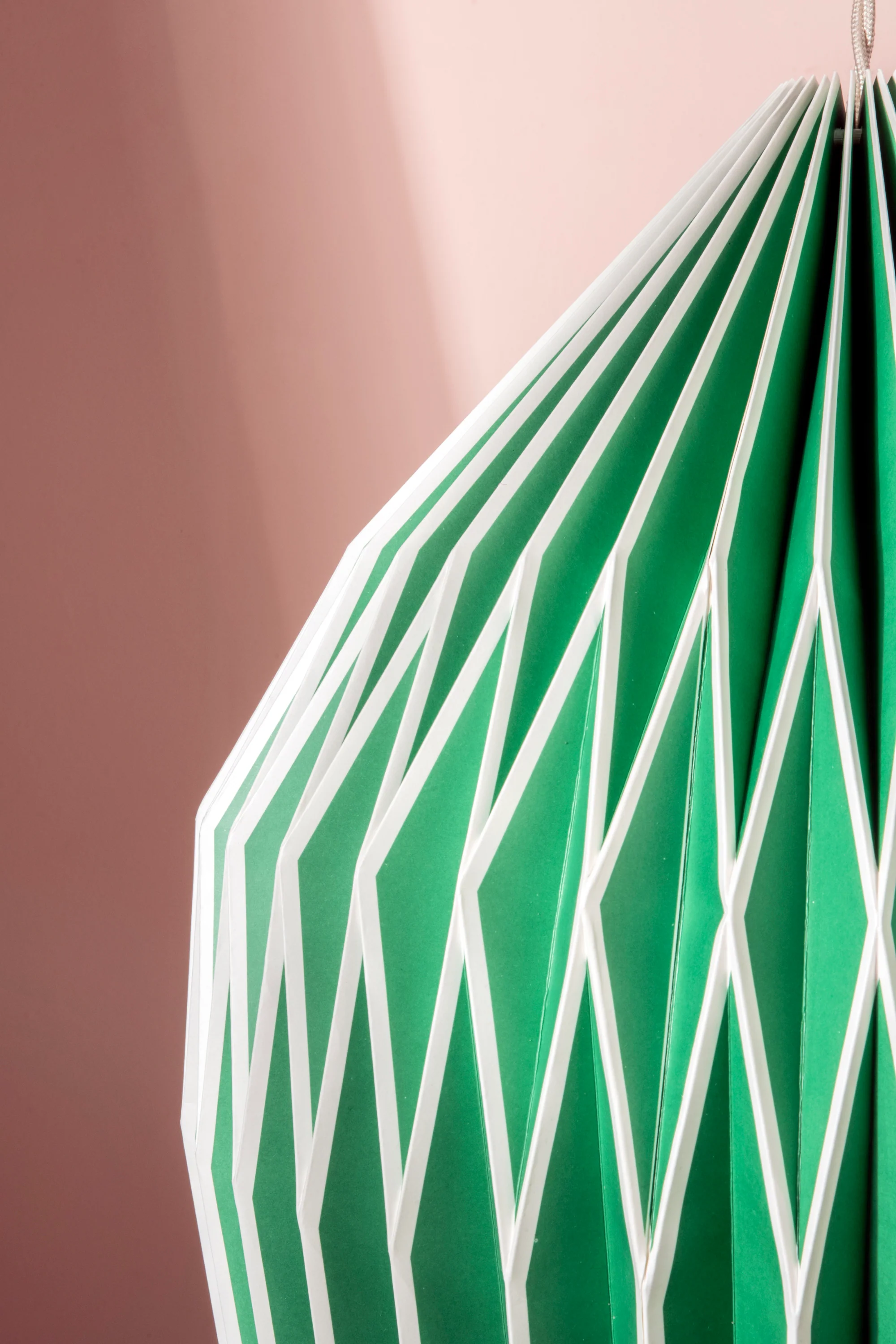 Neon Green Paper Lampshade - Image 3
