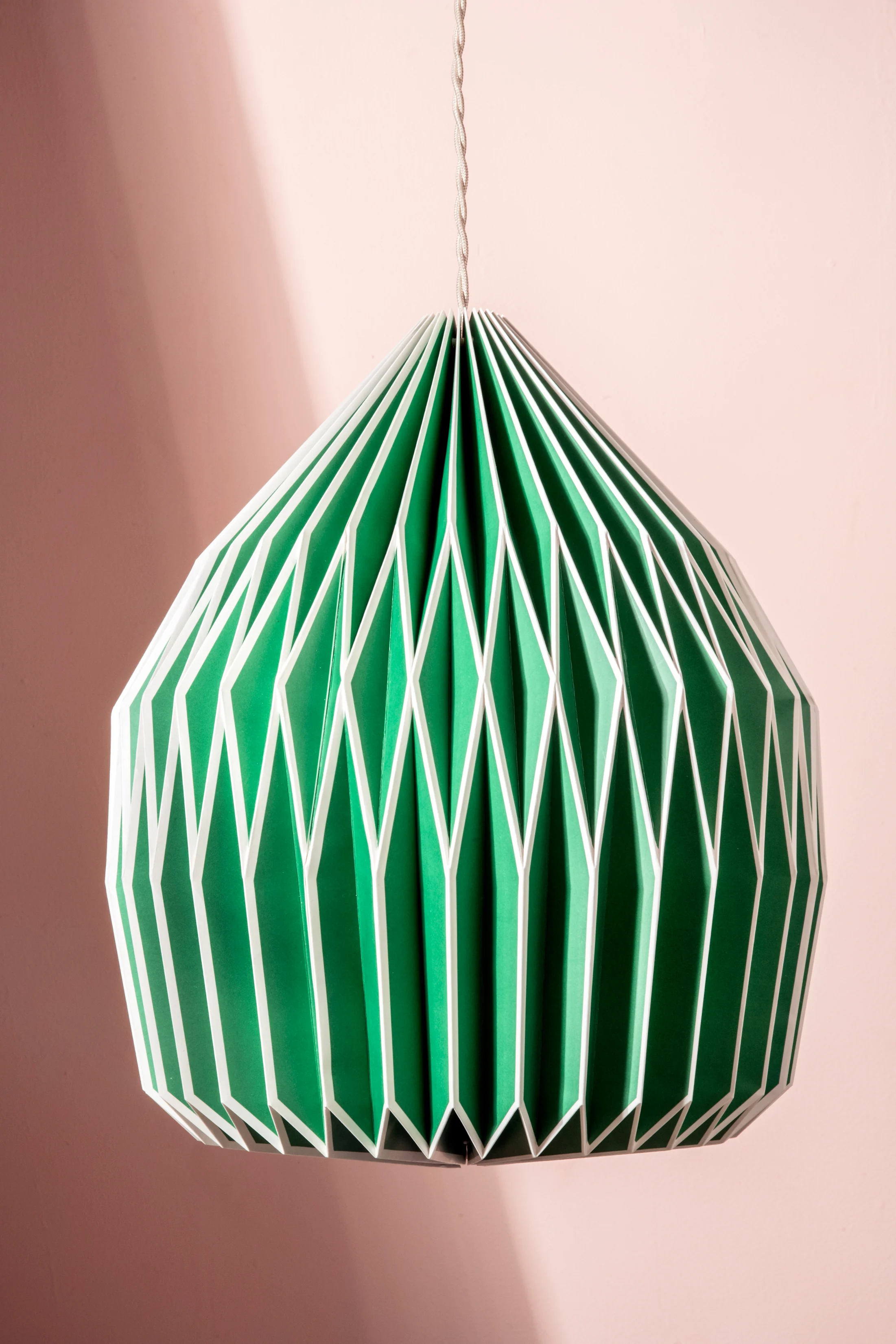 Neon Green Paper Lampshade - Image 4
