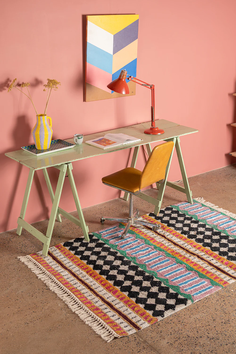 Palazzo Geometric 100% Recycled Medium Rug - Image 7
