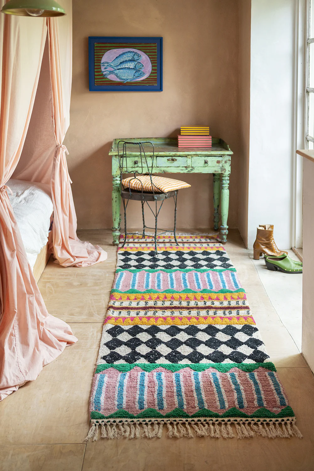 Palazzo Geometric 100% Recycled Runner Rug - Image 5