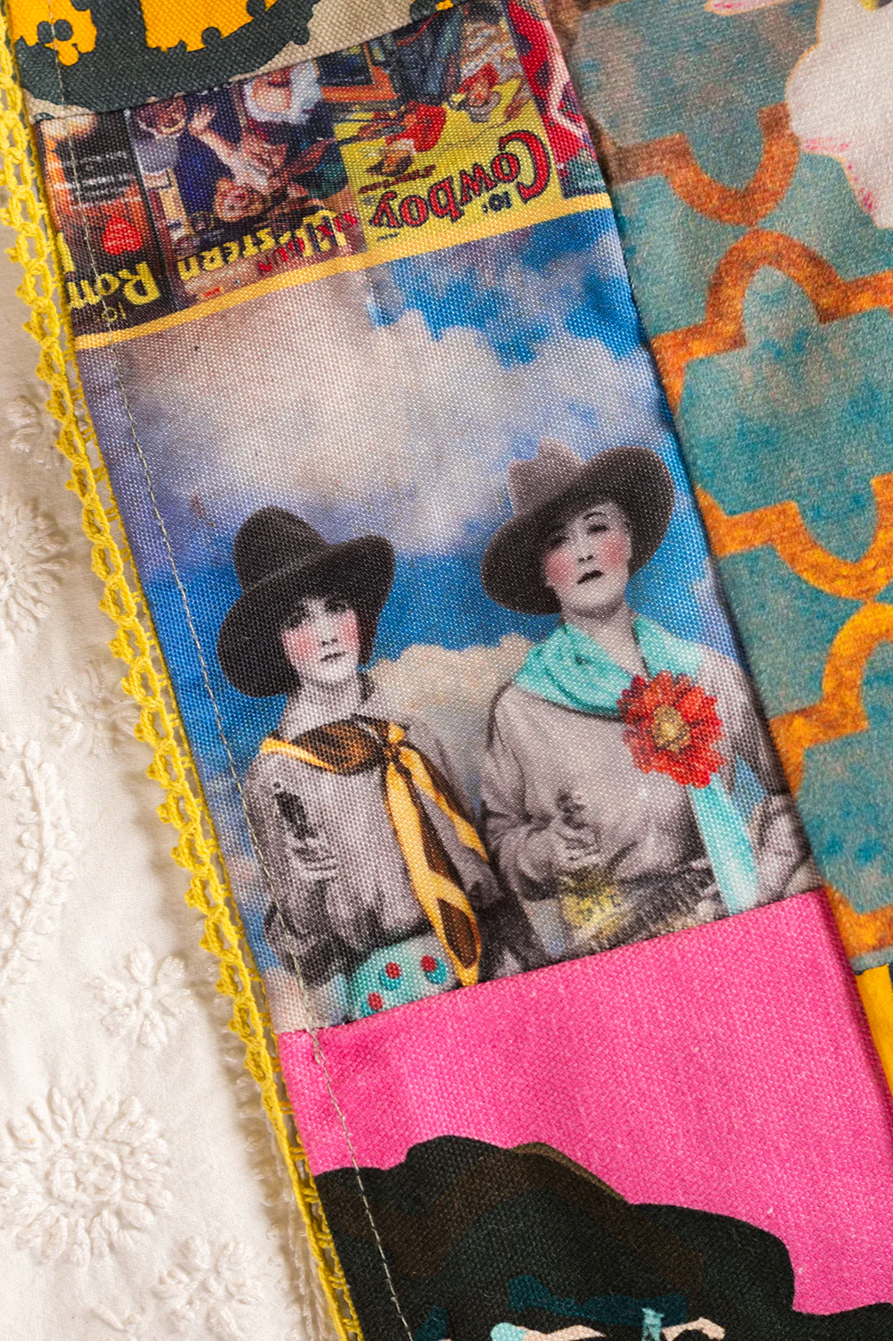 Patchwork Upcycled Scraps Throw - Image 5