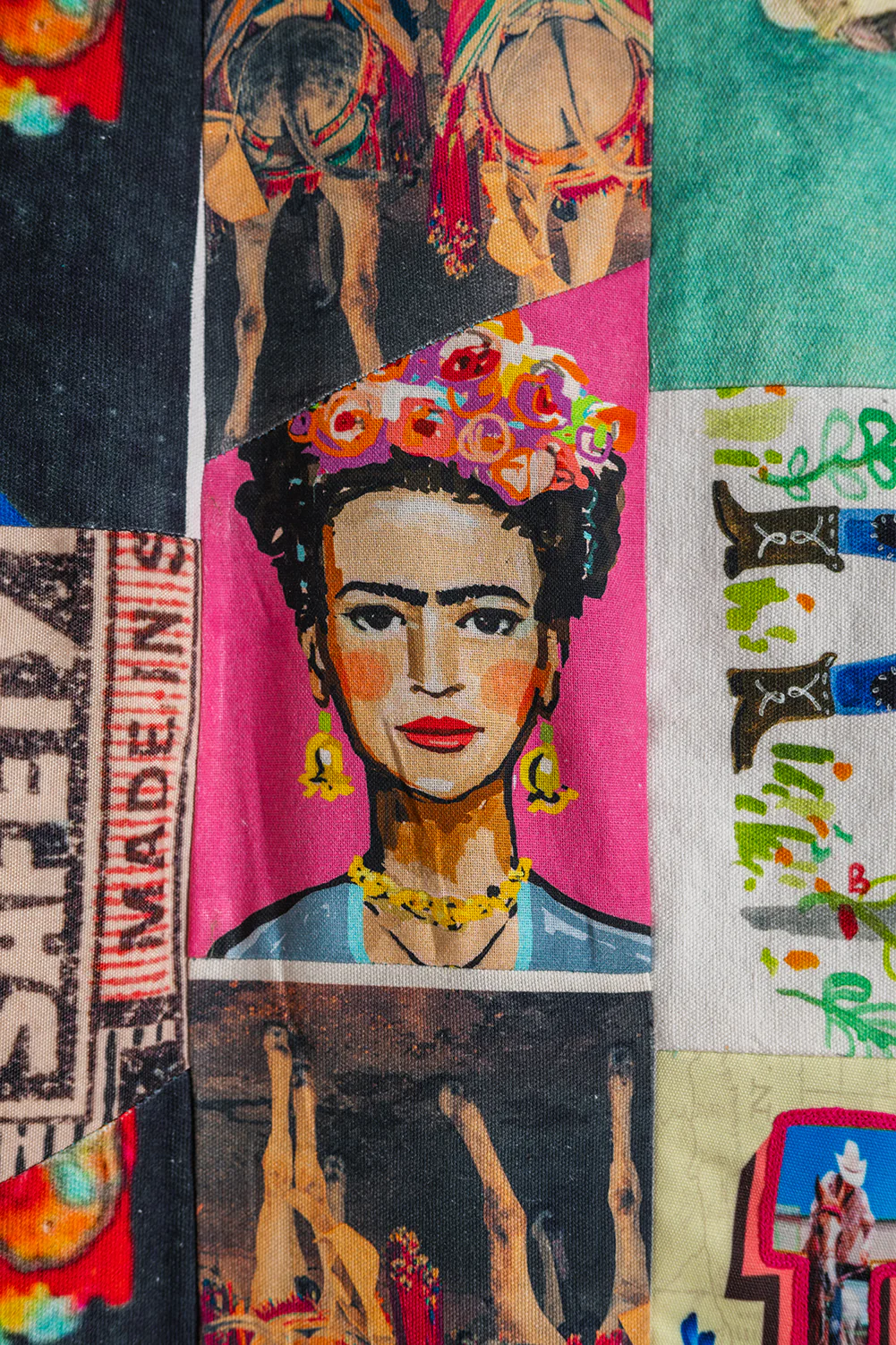 Patchwork Upcycled Scraps Throw - Image 7