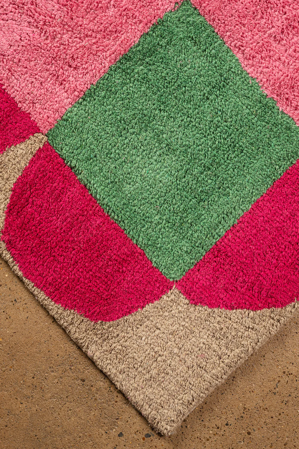 Folly Check & Scallop Recycled Cotton Rug - Image 7