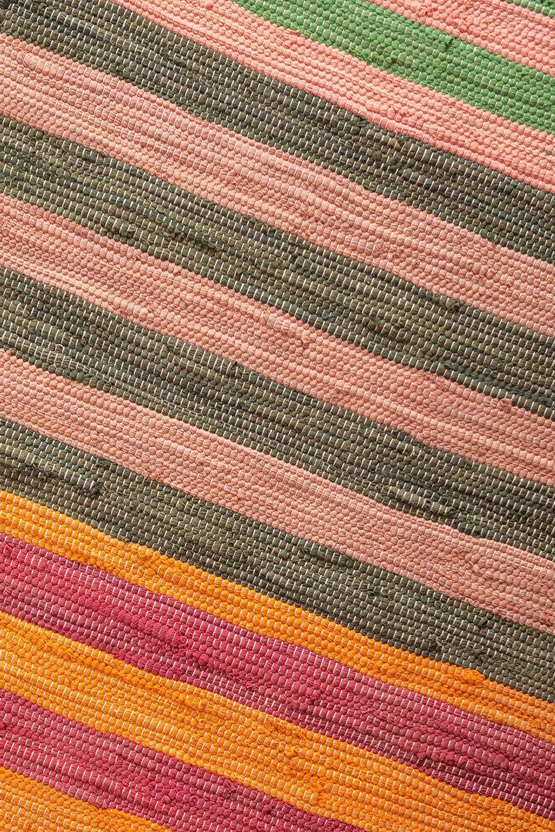 Stripe Trio Recycled Runner Rug - Image 4