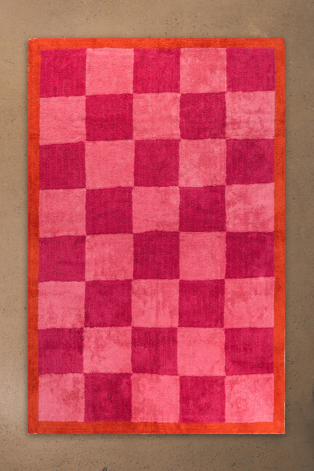 Pixie Check & Scallop Recycled Cotton Rug - Image 10