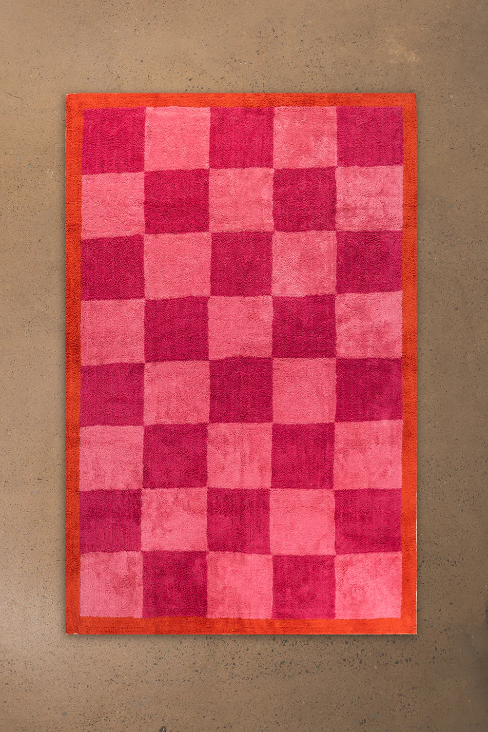 Pixie Check & Scallop Recycled Cotton Rug - Image 9