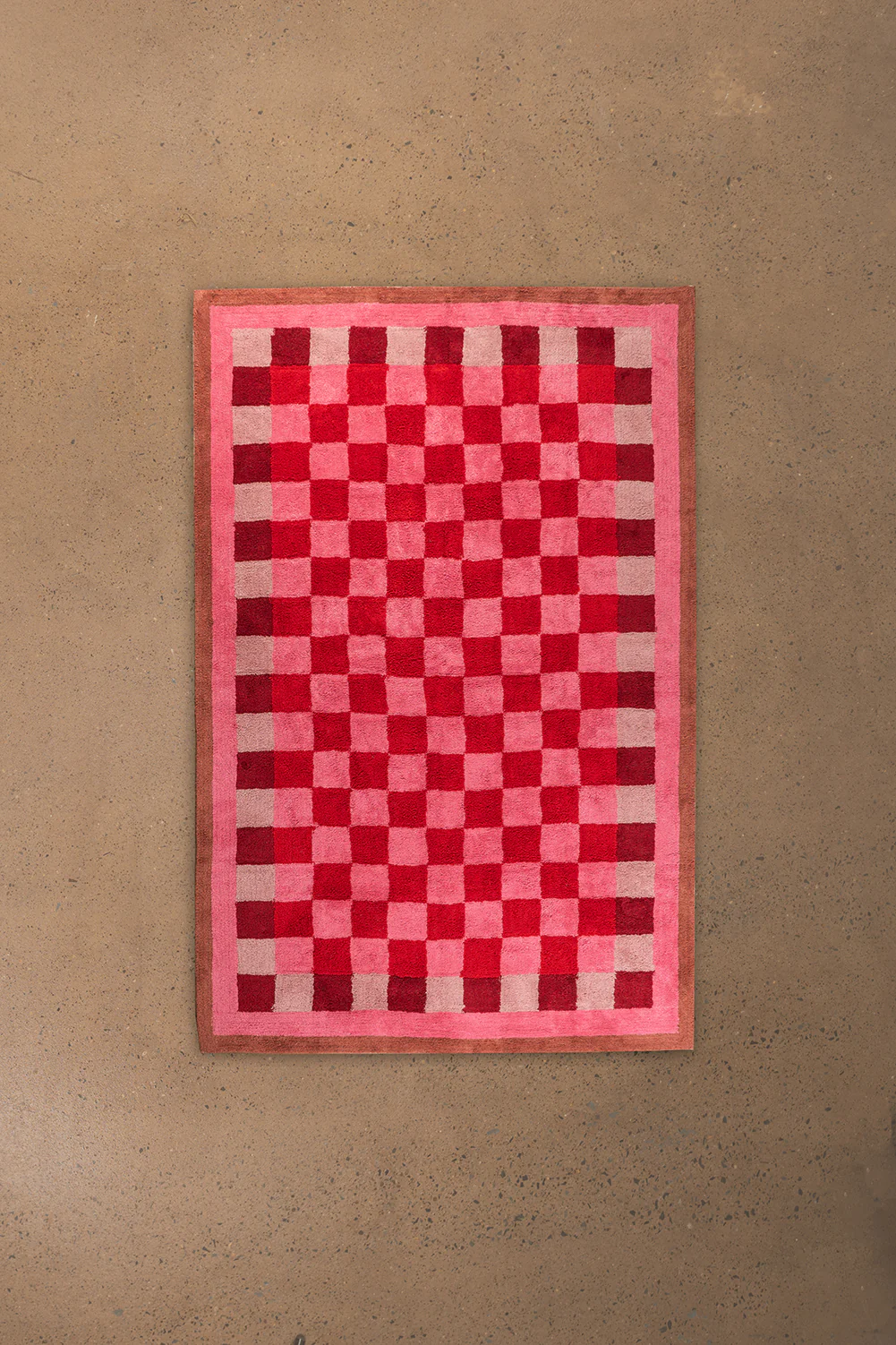Pippin Chequered Recycled Cotton Rug - Image 7
