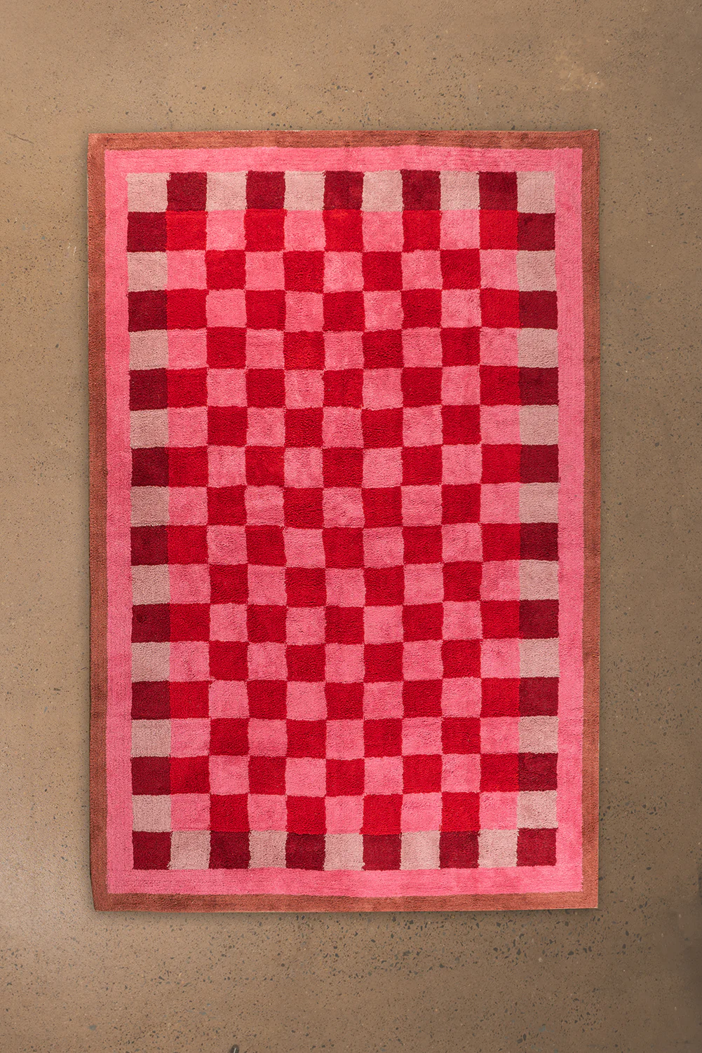 Pippin Chequered Recycled Cotton Rug - Image 8