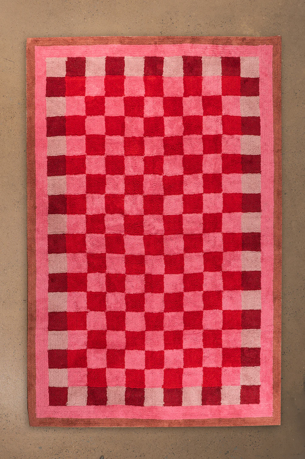 Pippin Chequered Recycled Cotton Rug - Image 9