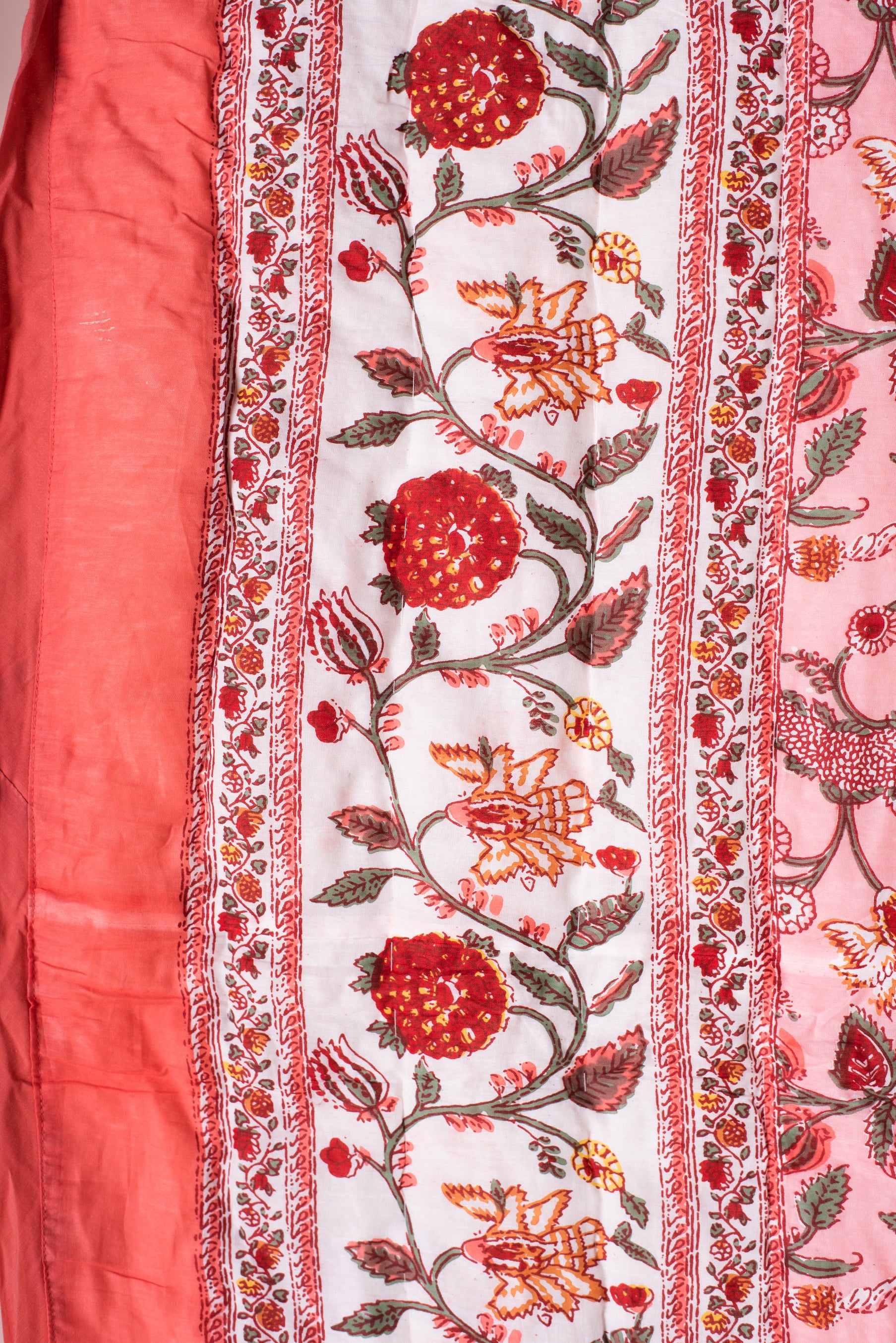 Coral Haze Reversible Floral Quilt - Image 11