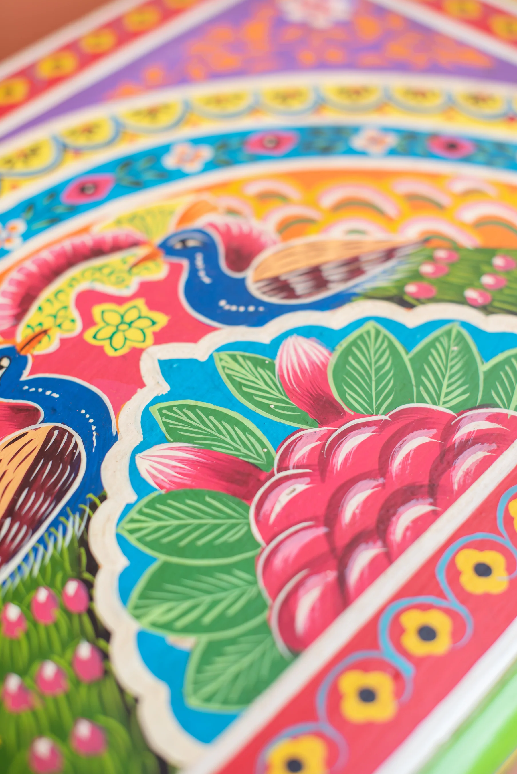 Sisika Hand Painted Bedside Cabinet - Image 3