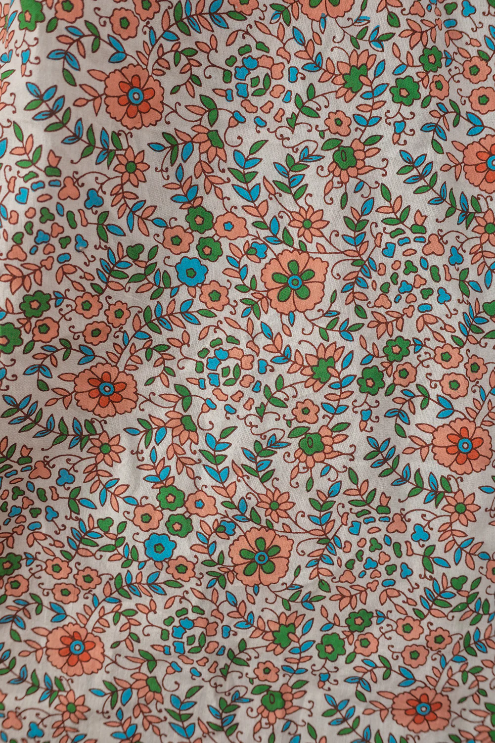 Seconds Pink & Green Long Sleeve 100% Cotton Dress - Small - Image 5