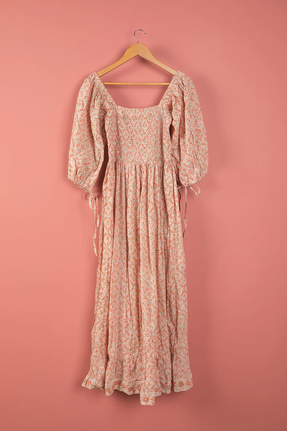 Seconds Pink Mid Sleeve 100% Cotton Dress - Medium - Image 4