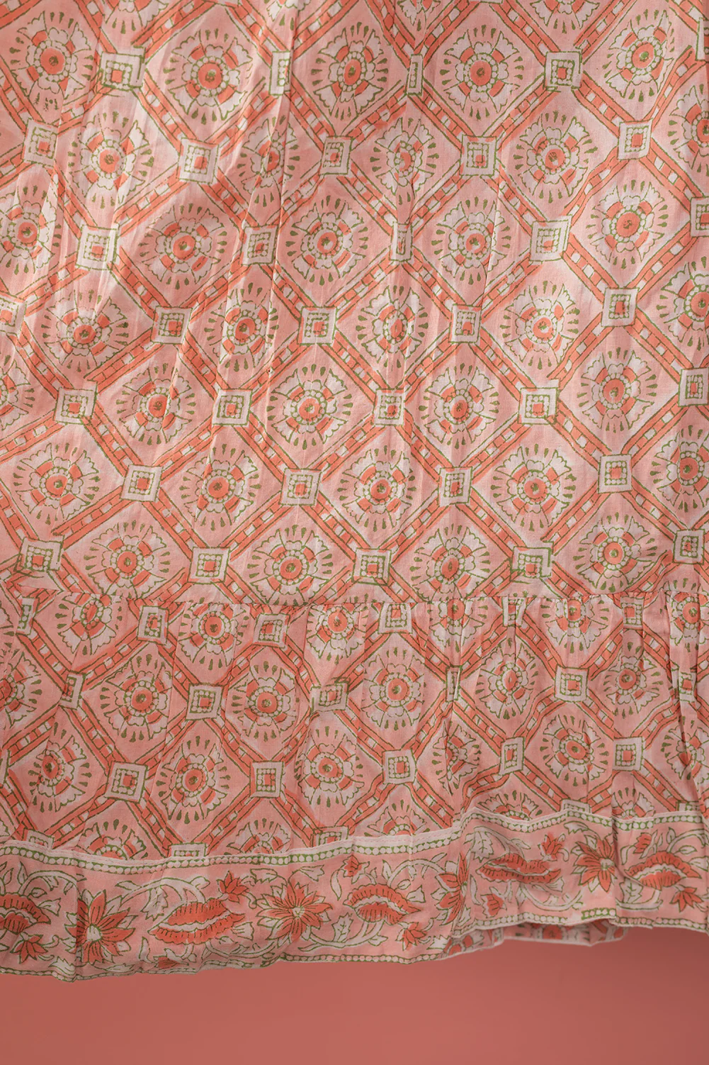 Seconds Pink Mid Sleeve 100% Cotton Dress - Medium - Image 5