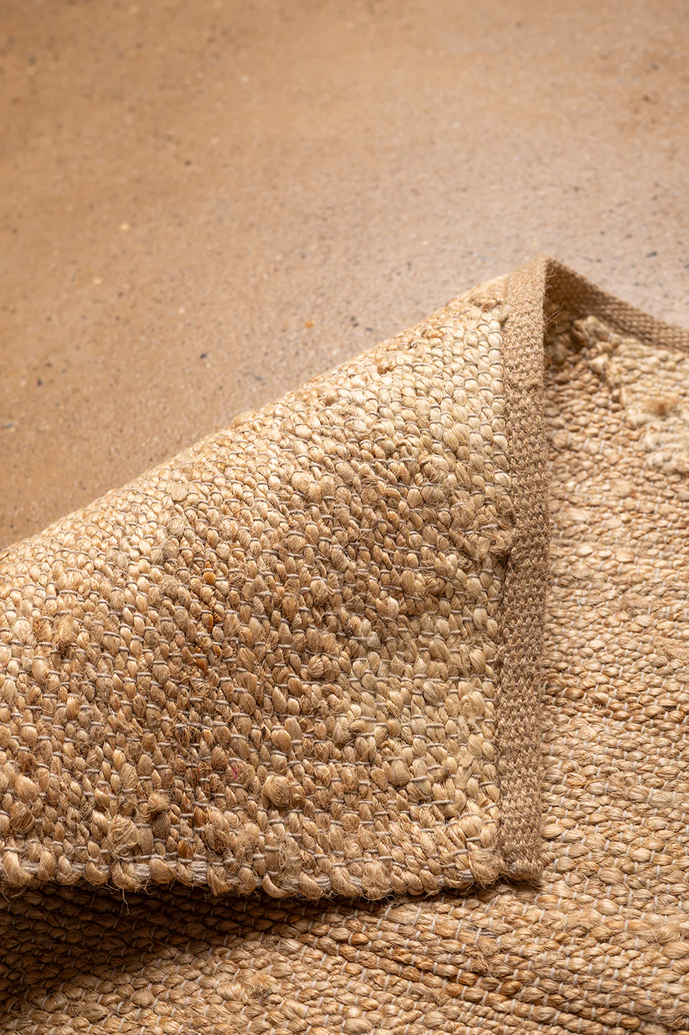 Seconds Natural Tones Small Jute Chevron Rug - Image 3