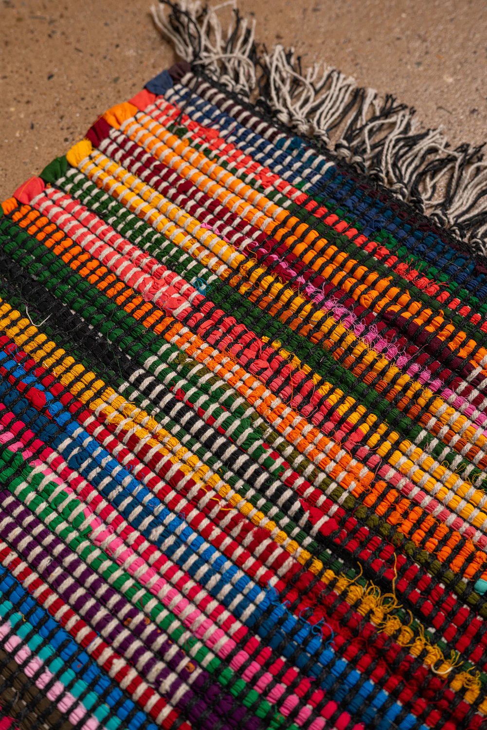 Seconds Rainbow Chindi Small Rug - Image 4
