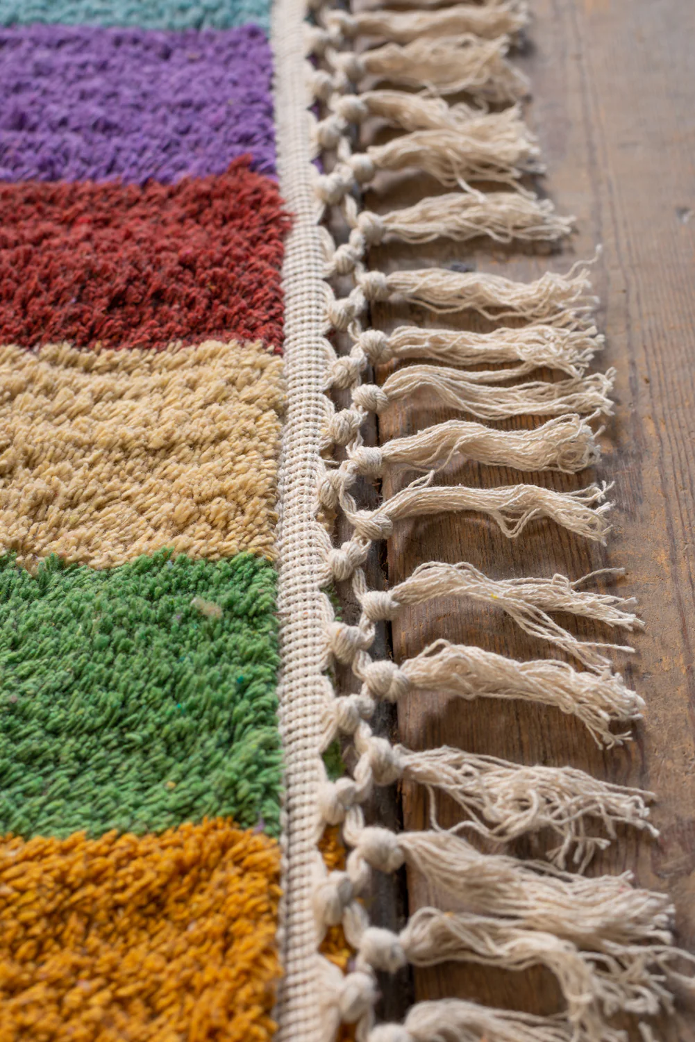 Beryl Striped Recycled Cotton Rug - Image 4