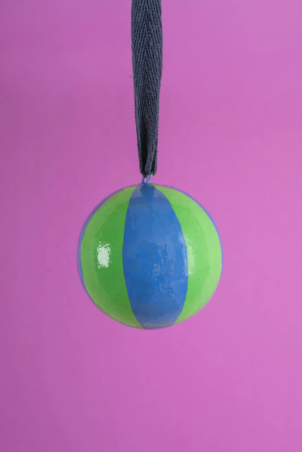 True Blue & Viridis Beachball Bauble - Image 3
