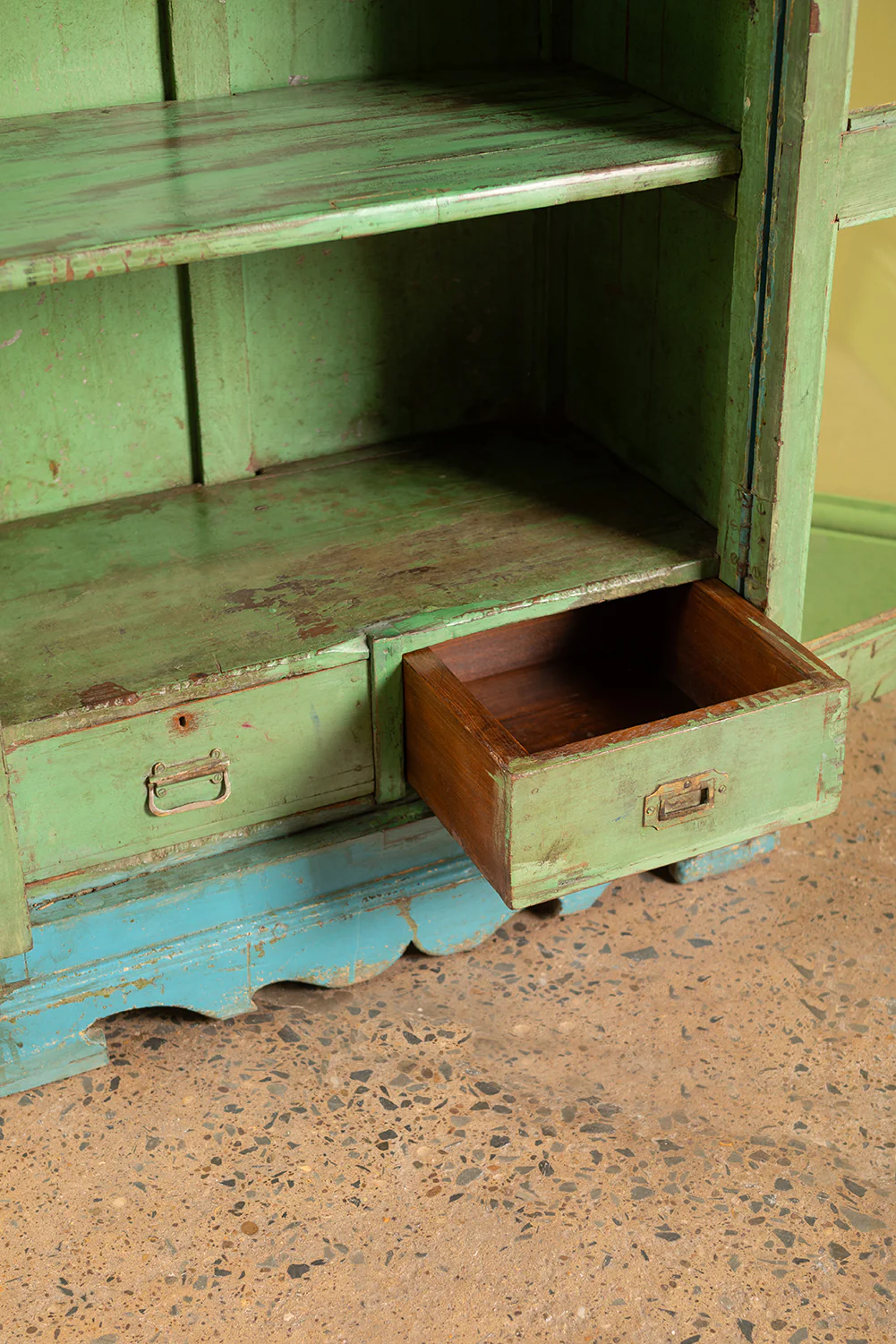 Vintage Light Blue Cabinet <p>W:80cm D:44cm H:120cm </p> - Image 7