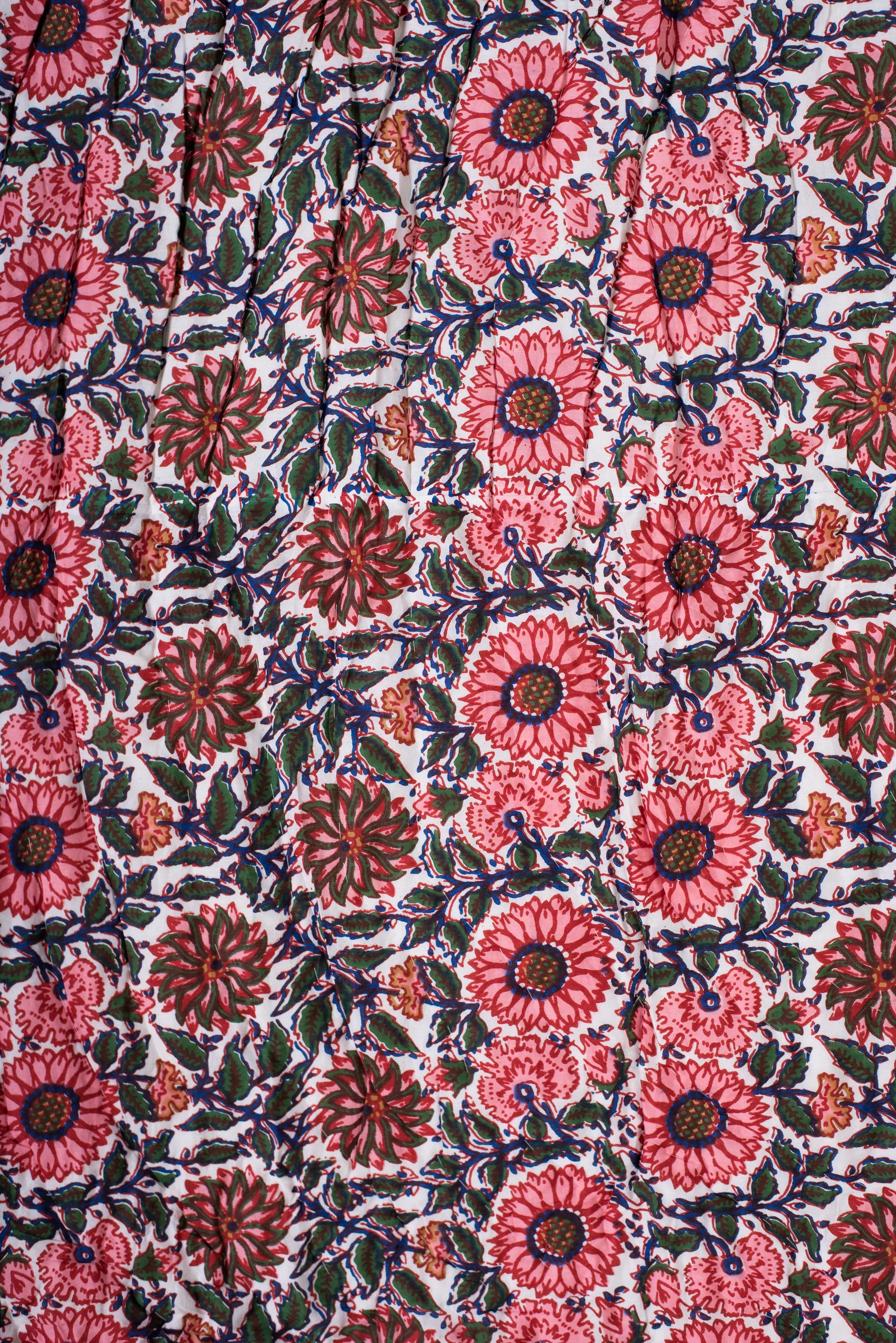 Delft Ether Reversible Floral Quilt - Image 6