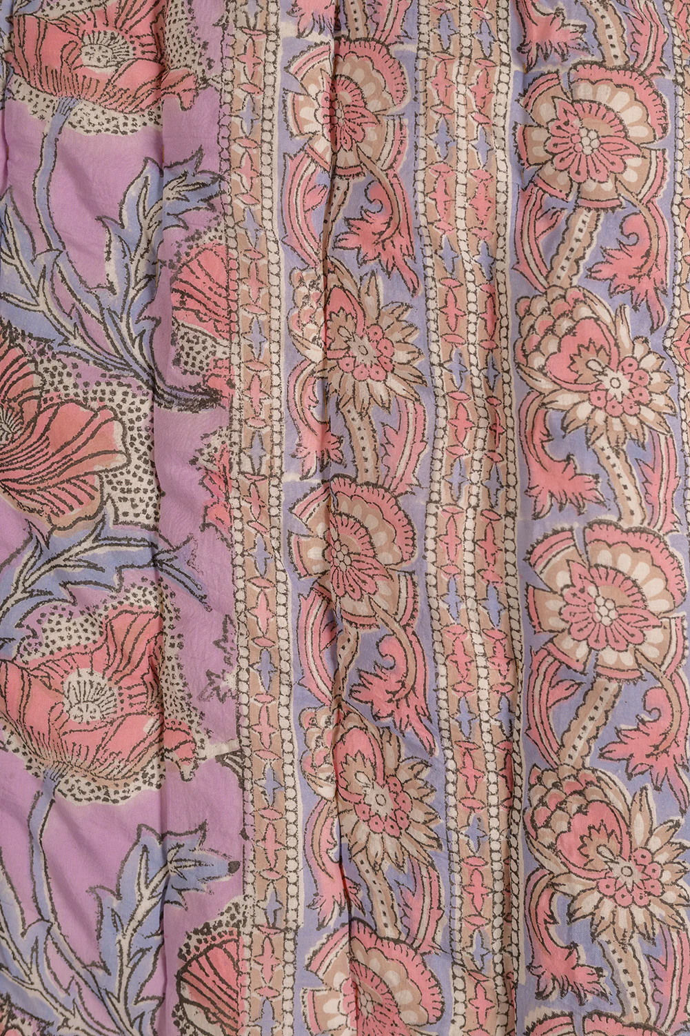 Apricot & Lavender Floral Quilt - Image 11
